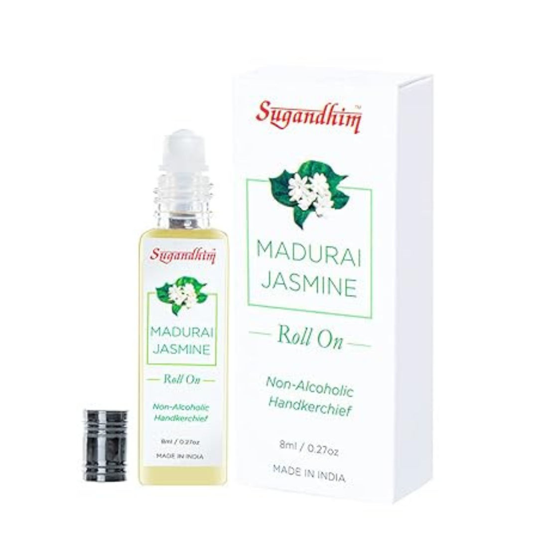 Sugandhim Roll-On Madurai Jasmine(Mogra) - 8ml