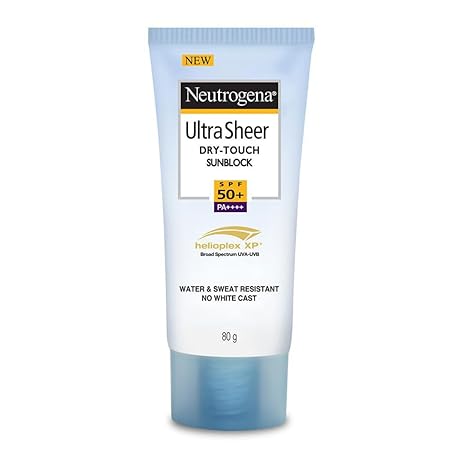 Neutrogena Ultra Sheer Dry Touch Sunblock, SPF 50+, 88ml