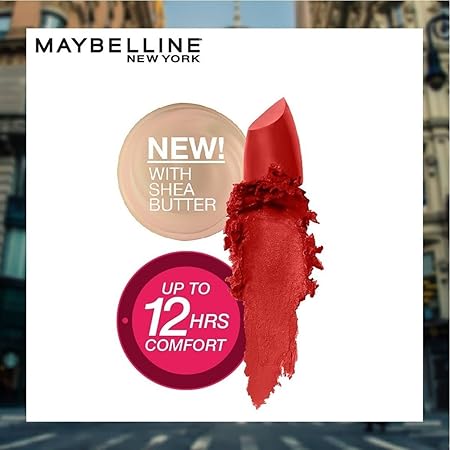 Maybelline New York Color Sensational Creamy Matte Lipstick (3.9g)