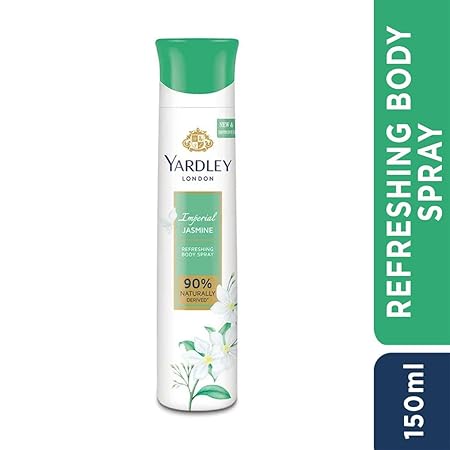 Yardley London Imperial Jasmine Perfumed Deo For Women, 150ml