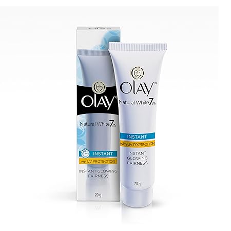 Olay Natural White Light Instant Glowing Fairness Cream, 20g