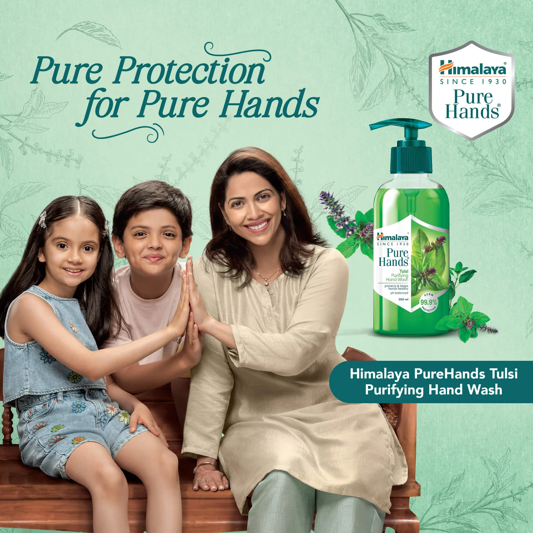 Himalaya Pure Hands Purifying Tulsi Hand Wash Pump 250 ml