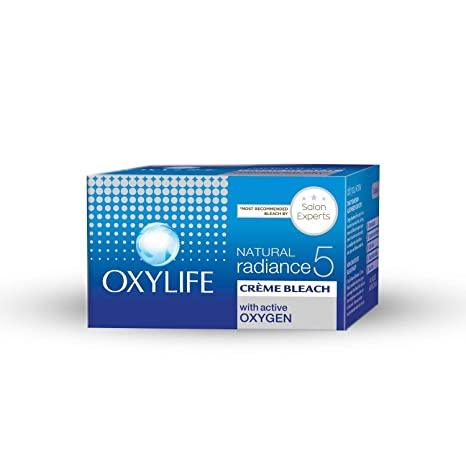 Oxylife Natural Radience Cream Bleach Oxygen Power with Skin Radiance Serum 9g