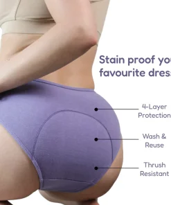 Alternative view of Lavos Women's Organic Cotton, Bamboo Periods Panty