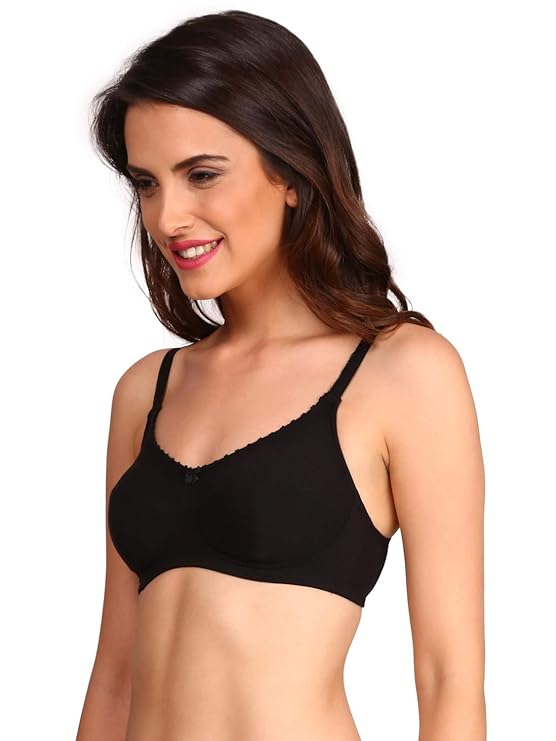 Jockey 1615 Women's Wirefree Non Padded Super Combed Cotton Elastane  Stretch Full Coverage Everyday Bra with Soft Adjustable Straps 38C -  Roopsons