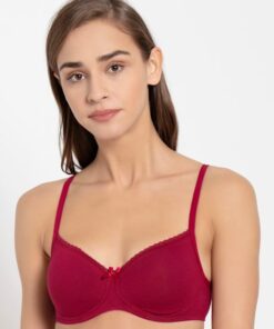 Jockey 1723 Lace Styling T-Shirt Bra with Adjustable Straps