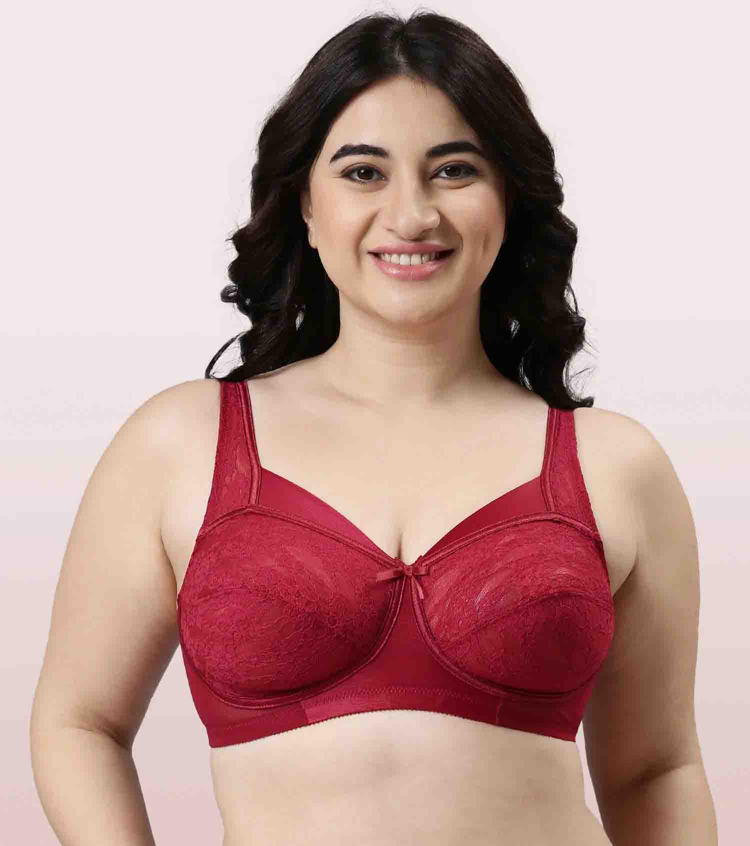 Enamor FB06 Full Support Classic Lace Lift Bra