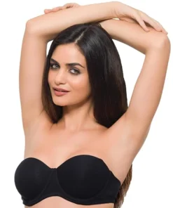 Laavian Solid Wire Free Padded Convertible Bra