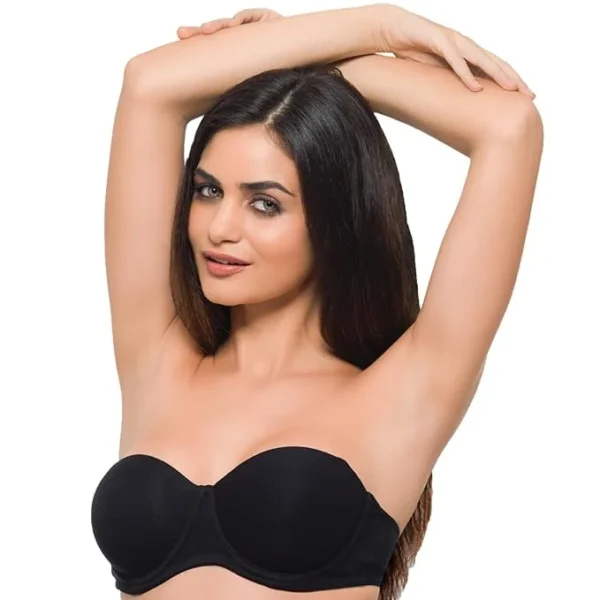 Laavian Solid Wire Free Padded Convertible Bra