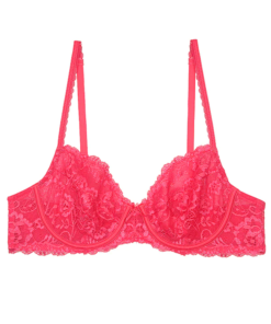 Alternative view of Sexy Lace Unlined Bra – Pink – B011