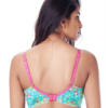 PrettySecrets Blue Floral Print Full-Coverage T-shirt Bra - Image 3
