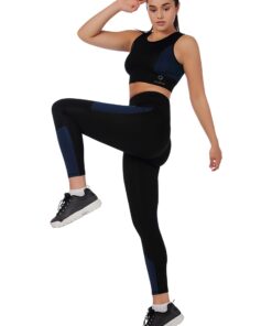 Alternative view of IRORUN Blue Patch Co-Ord Set