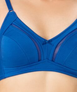 Alternative view of PrettySecrets Women’s Full Cup Non Padded Non Wired Bra Blue