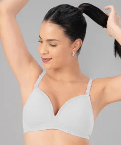 Lovable White Lightly Padded Non Wired Full Coverage T-Shirt Bra CONFI-41-White