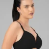 Lovable Black Lightly Padded Non Wired Full Coverage T-Shirt Bra CONFI-41-BLACK - Image 3