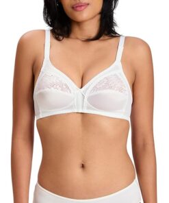 Triumph International Women's Non Padded | Wireless | Claudette White | Full-Coverage Bra