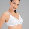 Lovable White Non Padded Non Wired Full Coverage Bra L0296-White - Image 2