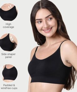Enamor Innovations Flexi Free Ultra Smoothening Seamless Women's T-Shirt Bra - No-Pinch, Padded, Wirefree, Full Coverage - F037