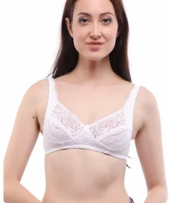 Lovable White Non Padded Non Wired Full Coverage Bra L0596