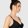 Lovable White Non Padded Non Wired Full Coverage Bra L-1797-BLACK - Image 2