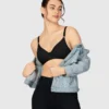 Lovable White Non Padded Non Wired Full Coverage Bra L-1797-BLACK - Image 6