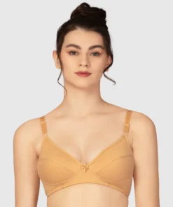 Lovable White Non Padded Non Wired Full Coverage Bra L-1797-SKIN